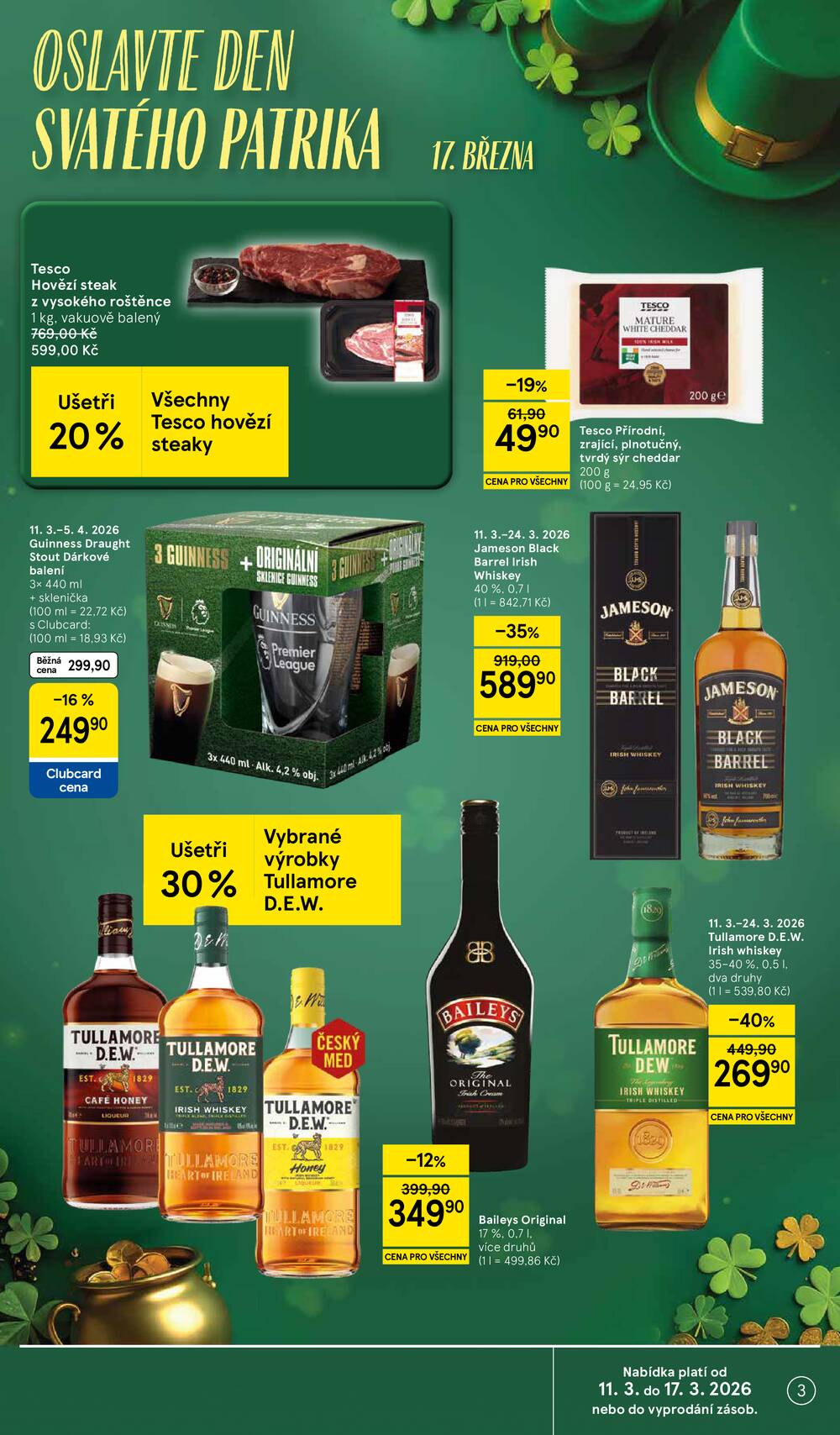 Tesco malé hypermarkety od 11.3. do 17.3.2026