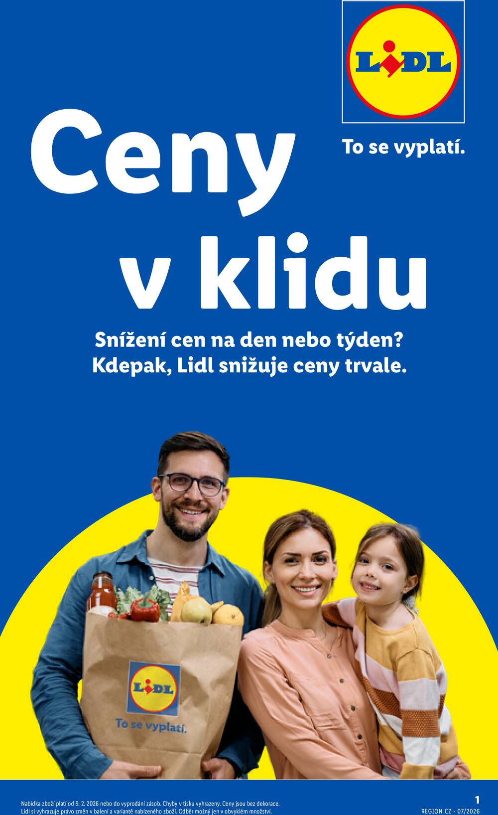 Lidl Ceny v klidu od 9.2. 