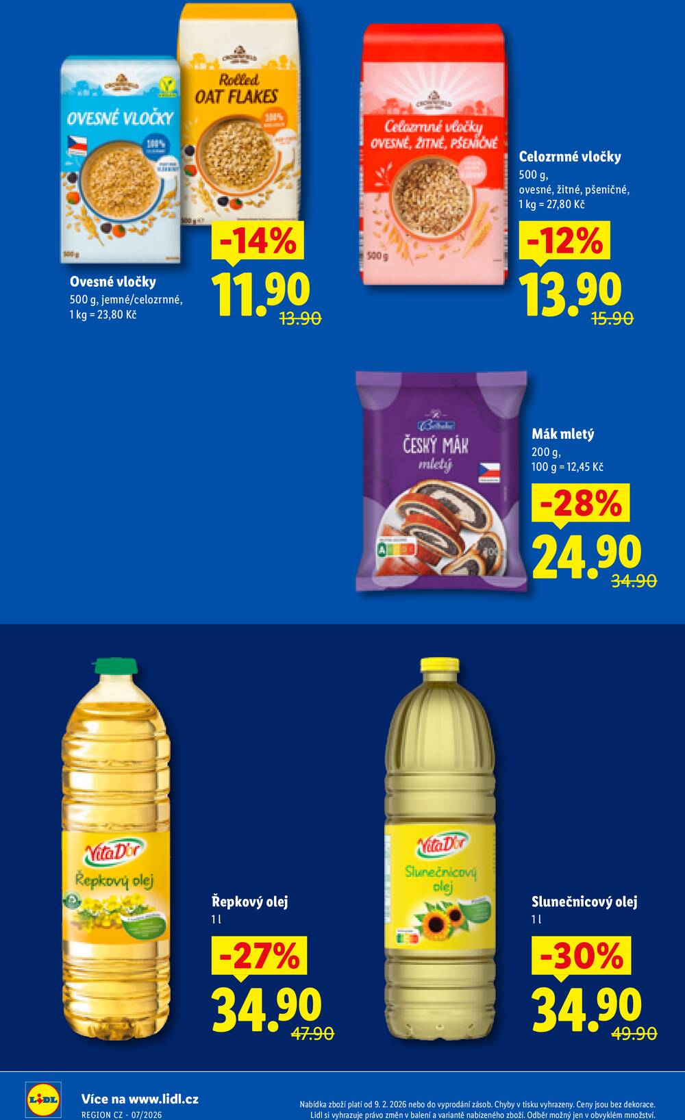 Lidl Ceny v klidu od 9.2. 