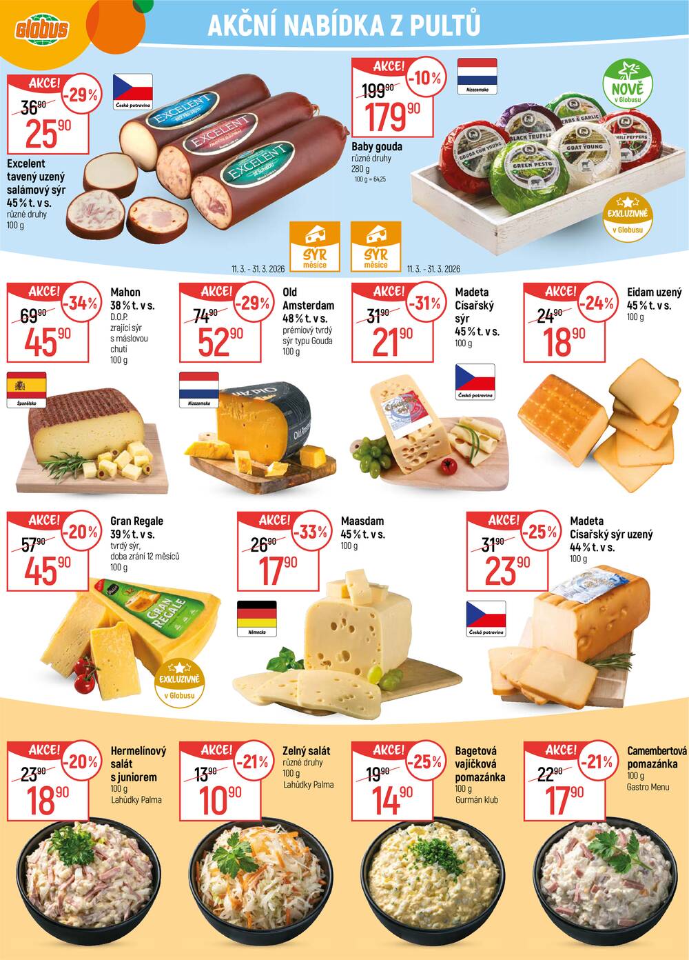 Leták Globus - Akční leták Globus 11.3. - 17.3.2026 - Globus Praha - Centrum Černý Most - strana 10