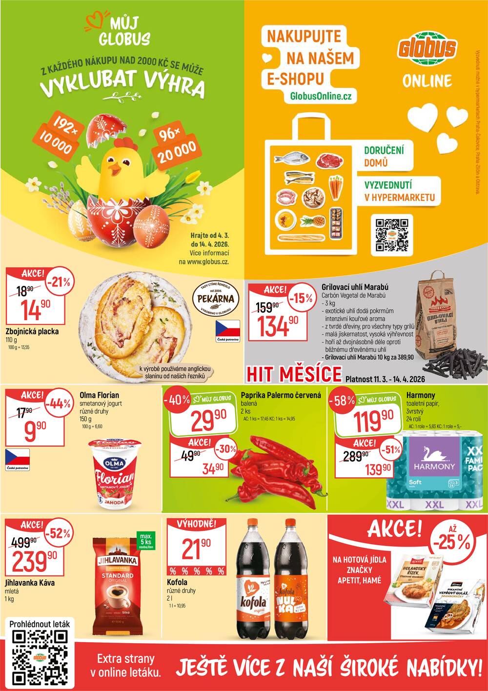 Leták Globus - Akční leták Globus 11.3. - 17.3.2026 - Globus Praha - Zličín - strana 2