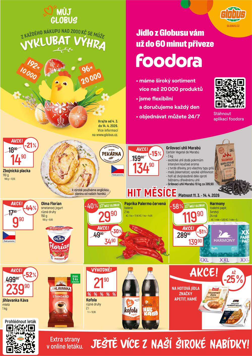 Leták Globus - Akční leták Globus 11.3. - 17.3.2026 - Globus Pardubice - strana 2