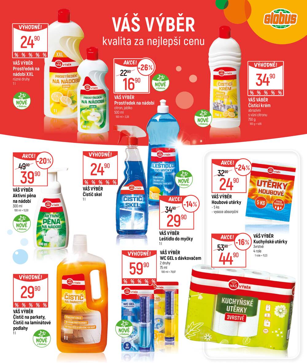 Akční leták Globus 11.3. - 5.4.2026 - Globus Trmice u Ústí nad Labem