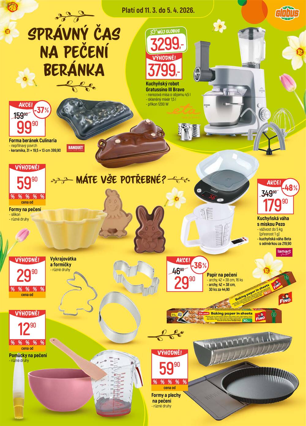 Akční leták Globus 11.3. - 17.3.2026 - Globus Praha - Štěrboholy