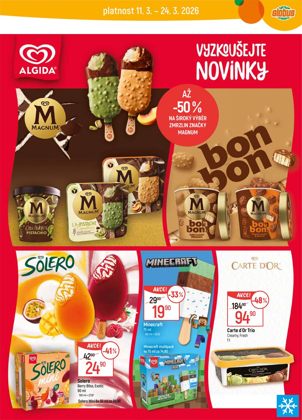 Akční leták Globus 11.3. - 17.3.2026 - Globus Praha - Štěrboholy