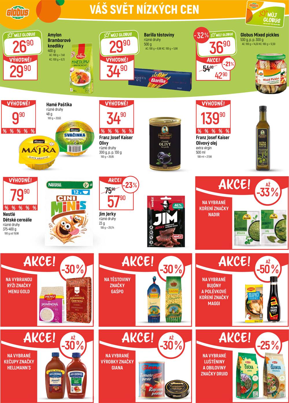 Akční leták Globus 11.3. - 17.3.2026 - Globus Praha - Štěrboholy