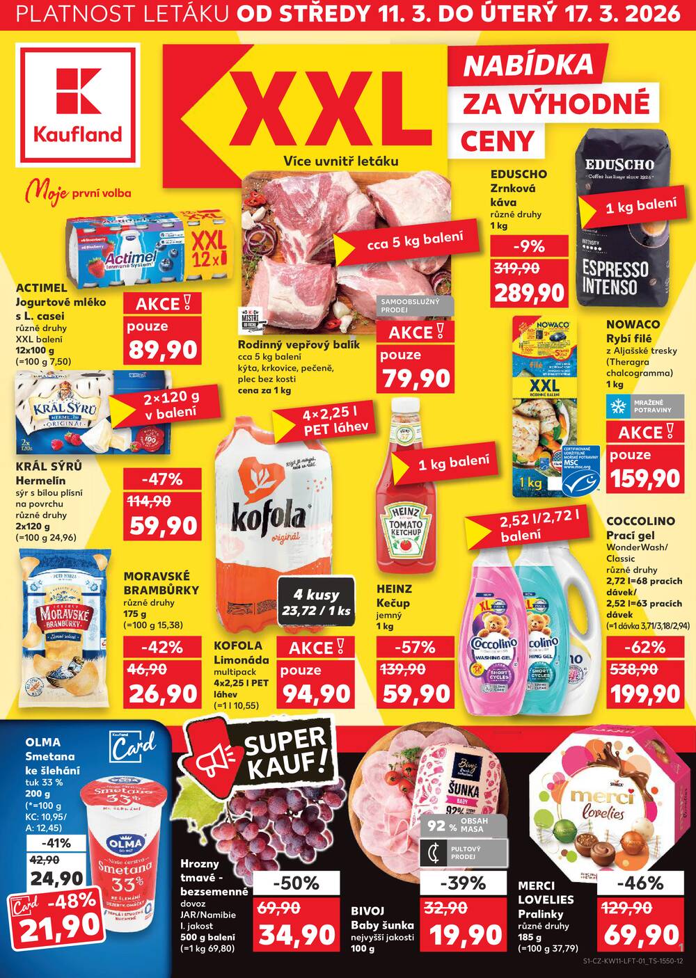 Kaufland 11.3. - 17.3. - Kaufland - Prachatice
