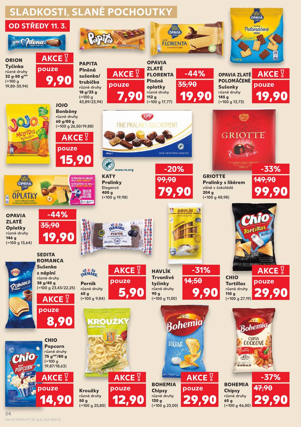 Leták Kaufland - Kaufland 11.3. - 17.3. - Kaufland - Třeboň - strana 34