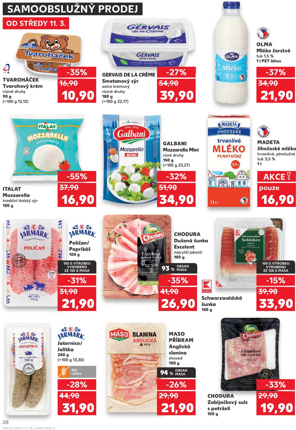 Kaufland 11.3. - 17.3. - Kaufland - Praha - Hloubětín