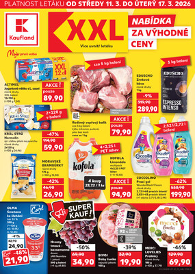 Leták Kaufland 11.3. - 17.3. - Kaufland - Lovosice (Siřejovická)