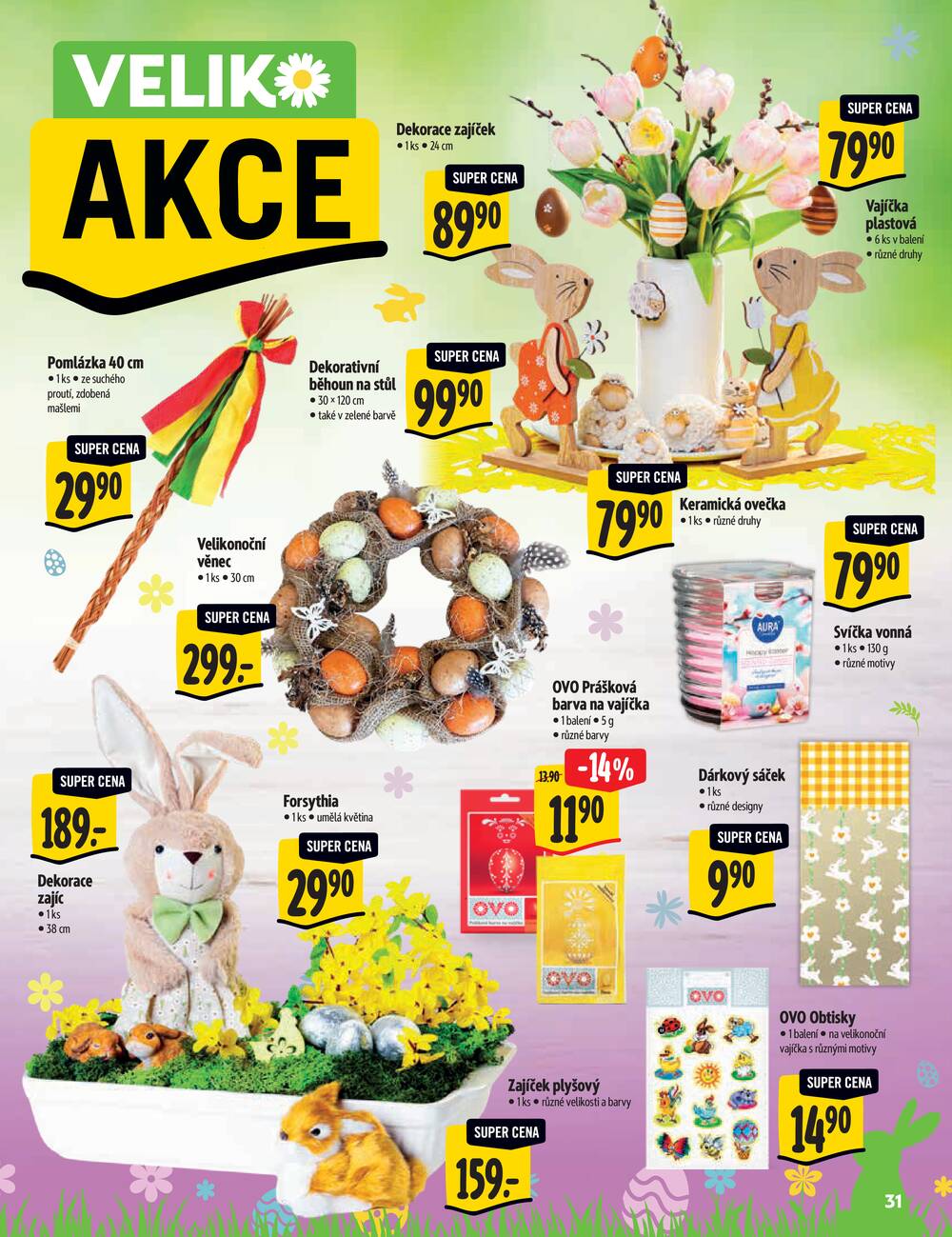 Leták Albert - Albert  Hypermarket katalog Velikonoce od 11.3. do 24.3.2026 - strana 31
