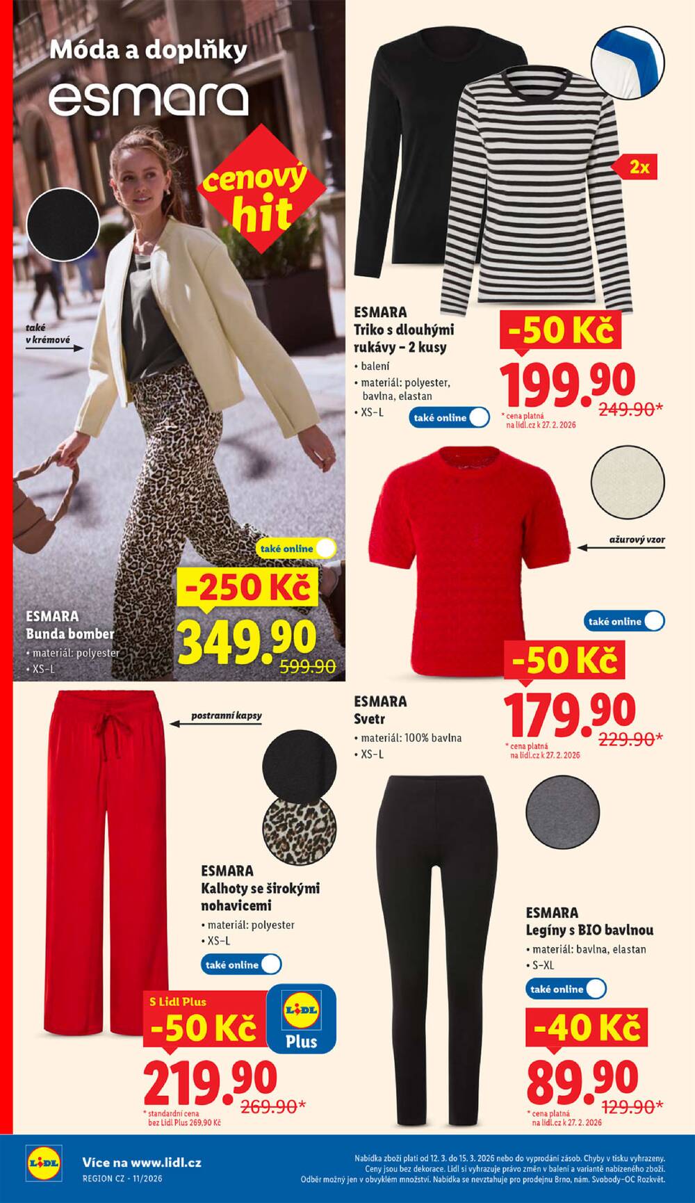Lidl Čtvrtek od 12.3. do 15.3.2026