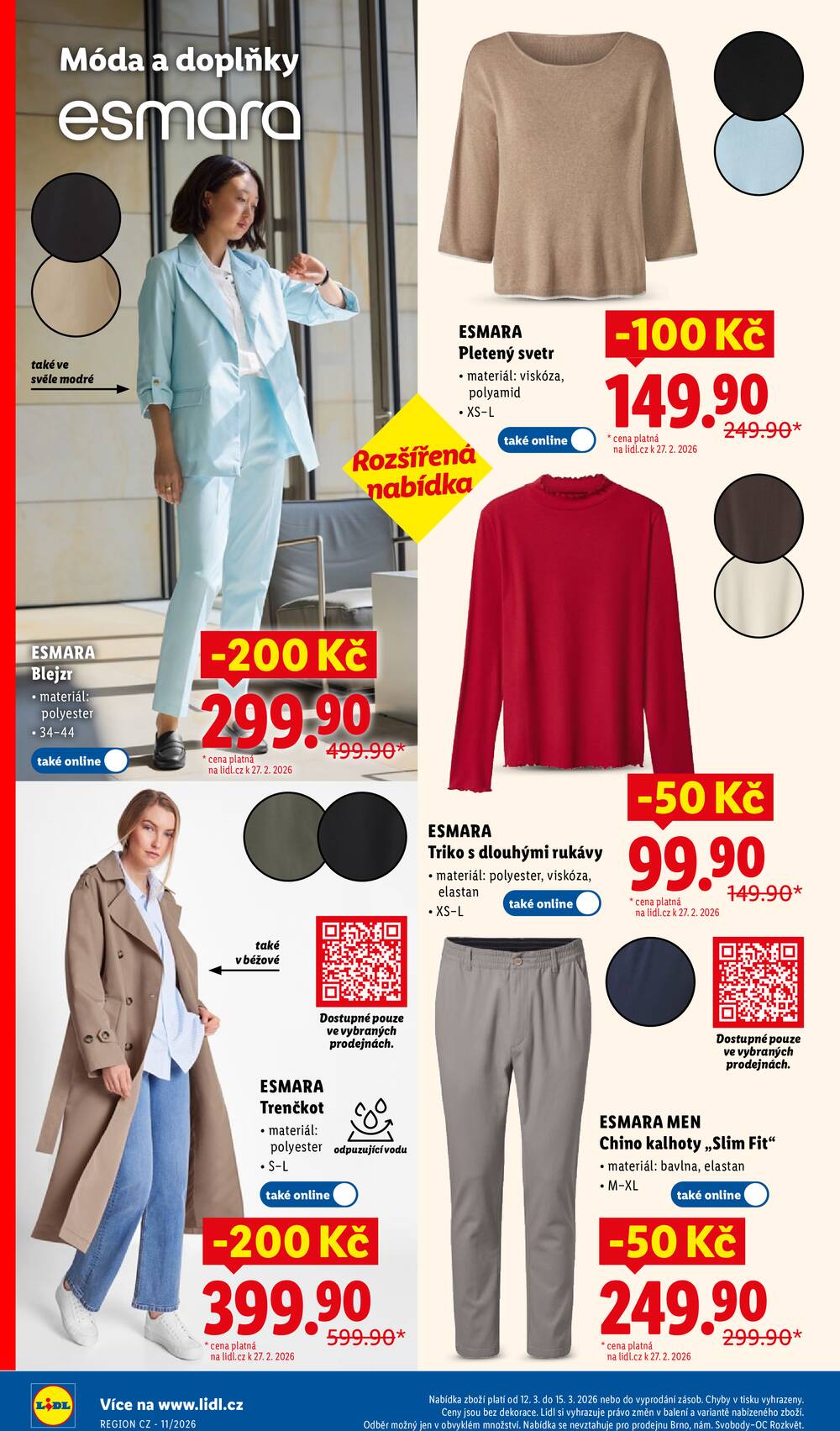 Lidl Čtvrtek od 12.3. do 15.3.2026