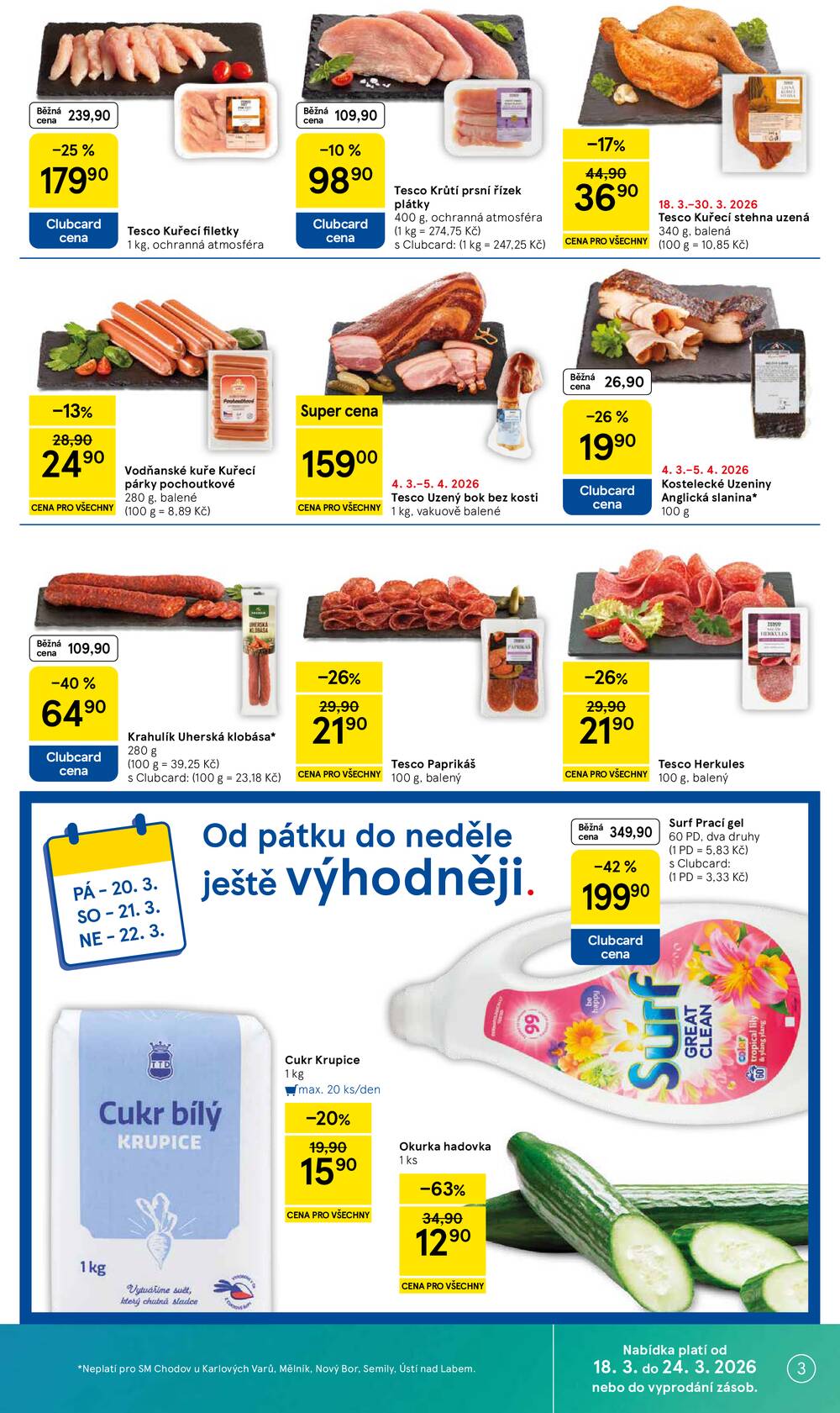 Leták Tesco - Tesco supermarkety od 18.3. do 24.3.2026 - strana 3
