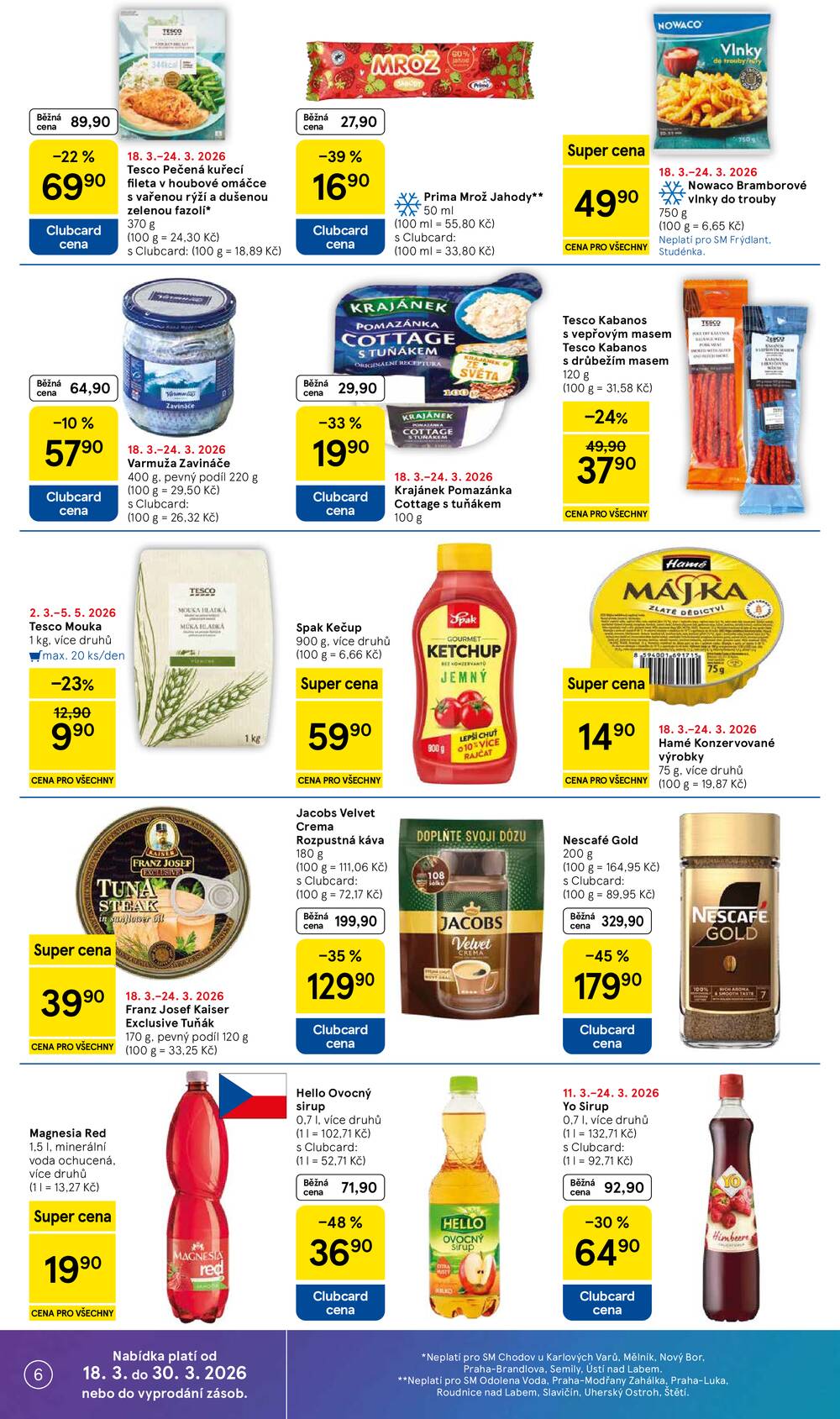 Leták Tesco - Tesco supermarkety od 18.3. do 24.3.2026 - strana 6