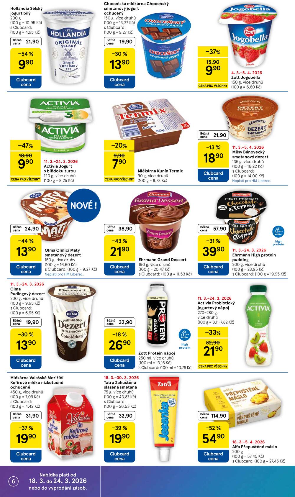 Tesco malé hypermarkety od 18.3. do 24.3.2026