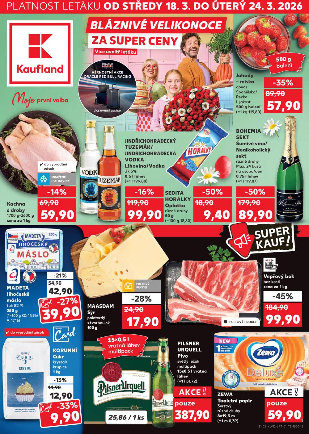 Leták Kaufland - Kaufland 18.3. - 24.3. - Kaufland - Třeboň - strana 1 Leták Kaufland - Kaufland 18.3. - 24.3. - Kaufland - Třeboň - strana 1
