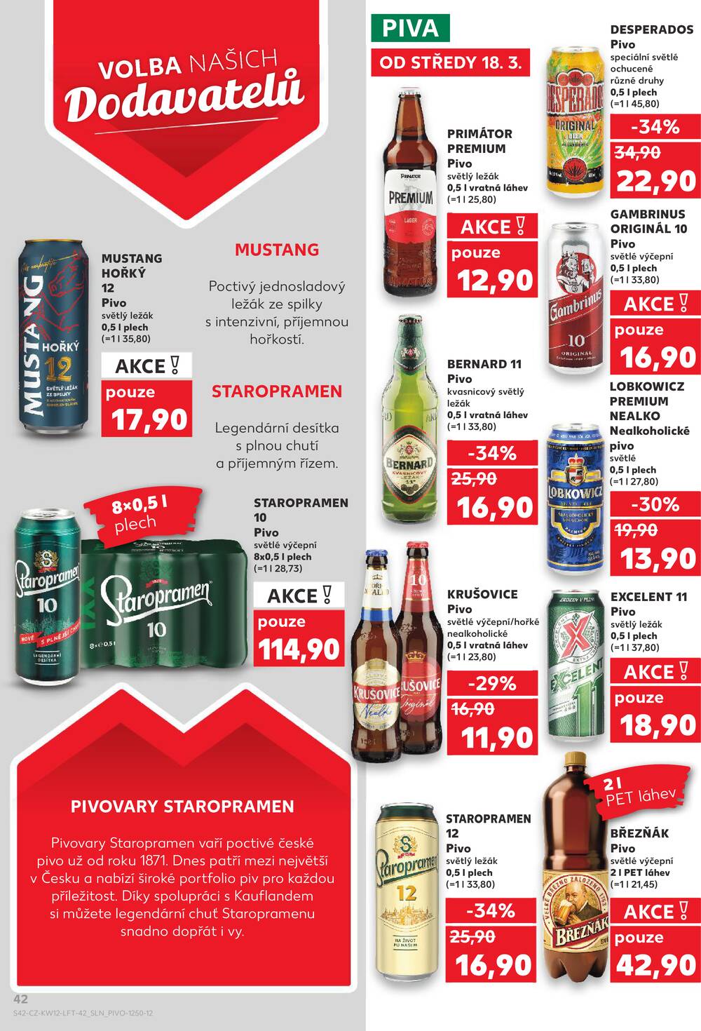 Kaufland 18.3. - 24.3. - Kaufland - Praha 6 (Podbaba)