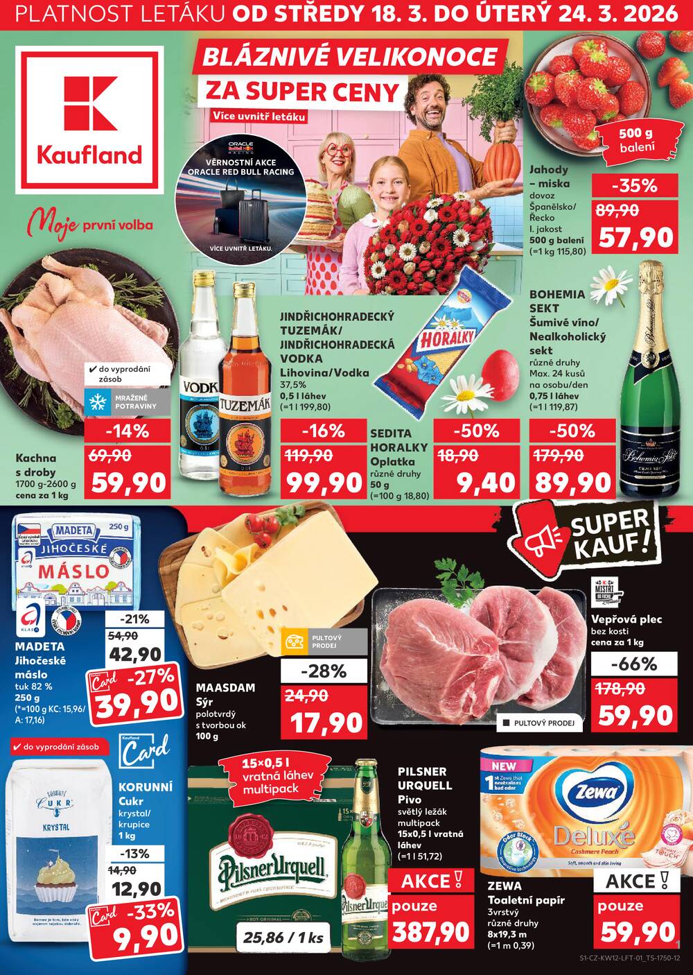 Kaufland 18.3. - 24.3. - Kaufland - Jindřichův Hradec