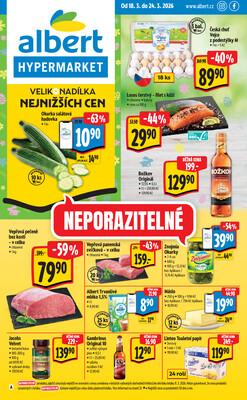 Leták Albert Hypermarket Jihomoravský od 18.3. do 24.3.2026