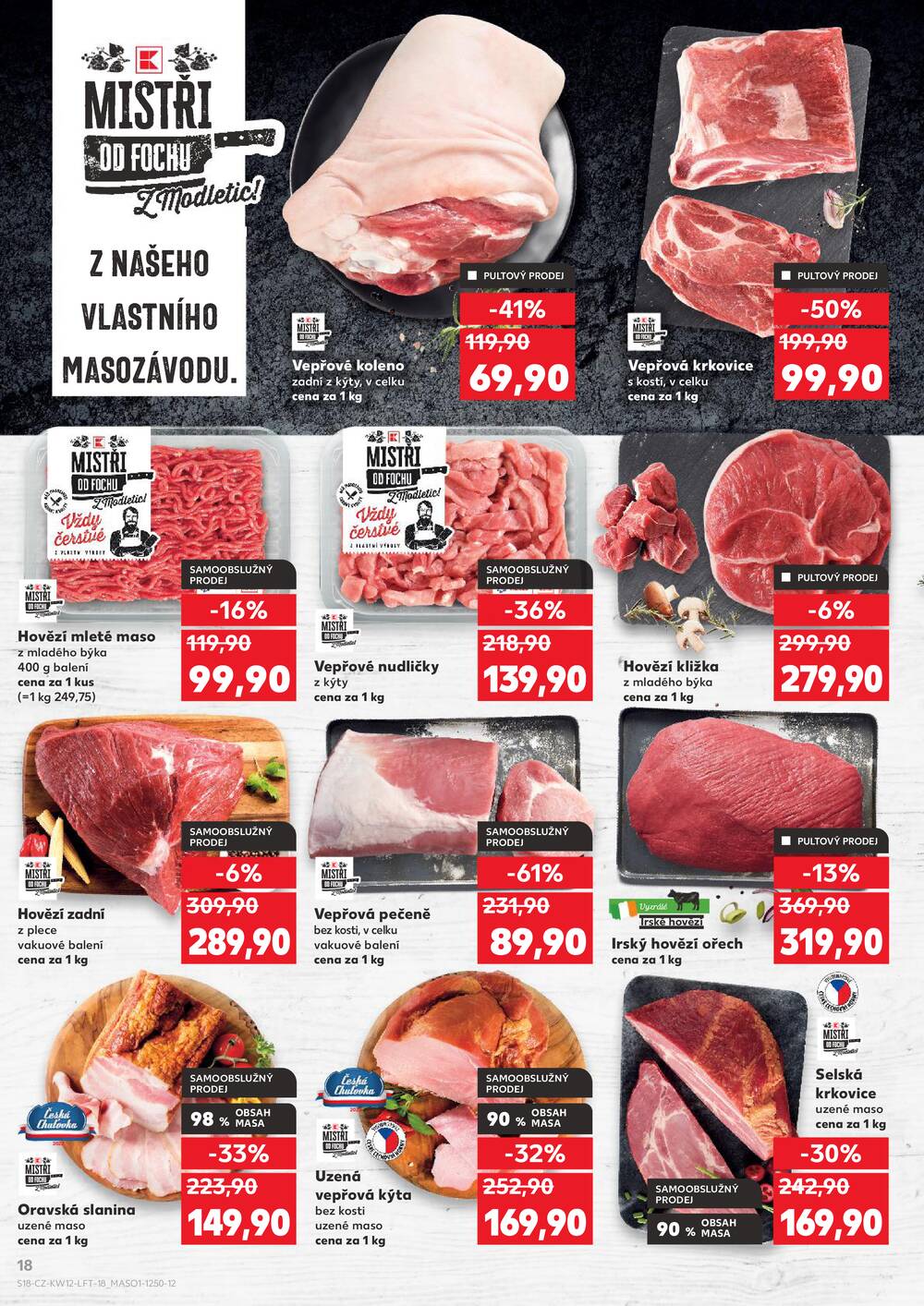 Leták Kaufland - Kaufland 18.3. - 24.3. - Kaufland - Žatec - strana 18