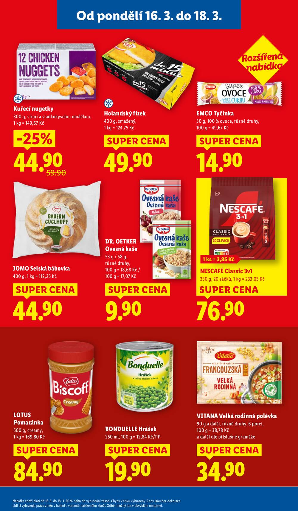 Lidl od 16.3. do 18.3.2026