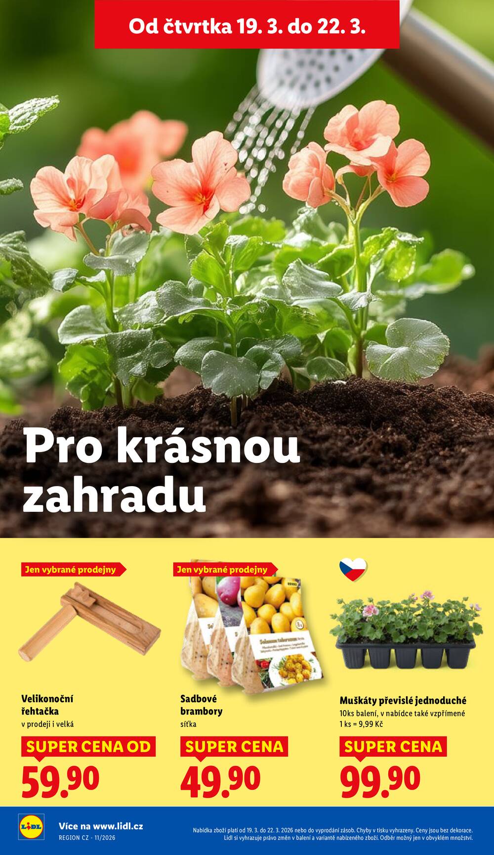 Lidl Čtvrtek od 19.3. do 22.3.2026