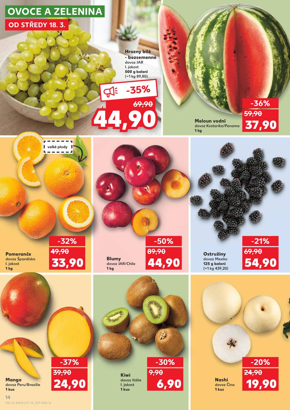 Kaufland 18.3. - 24.3. - Kaufland - Frýdek Místek