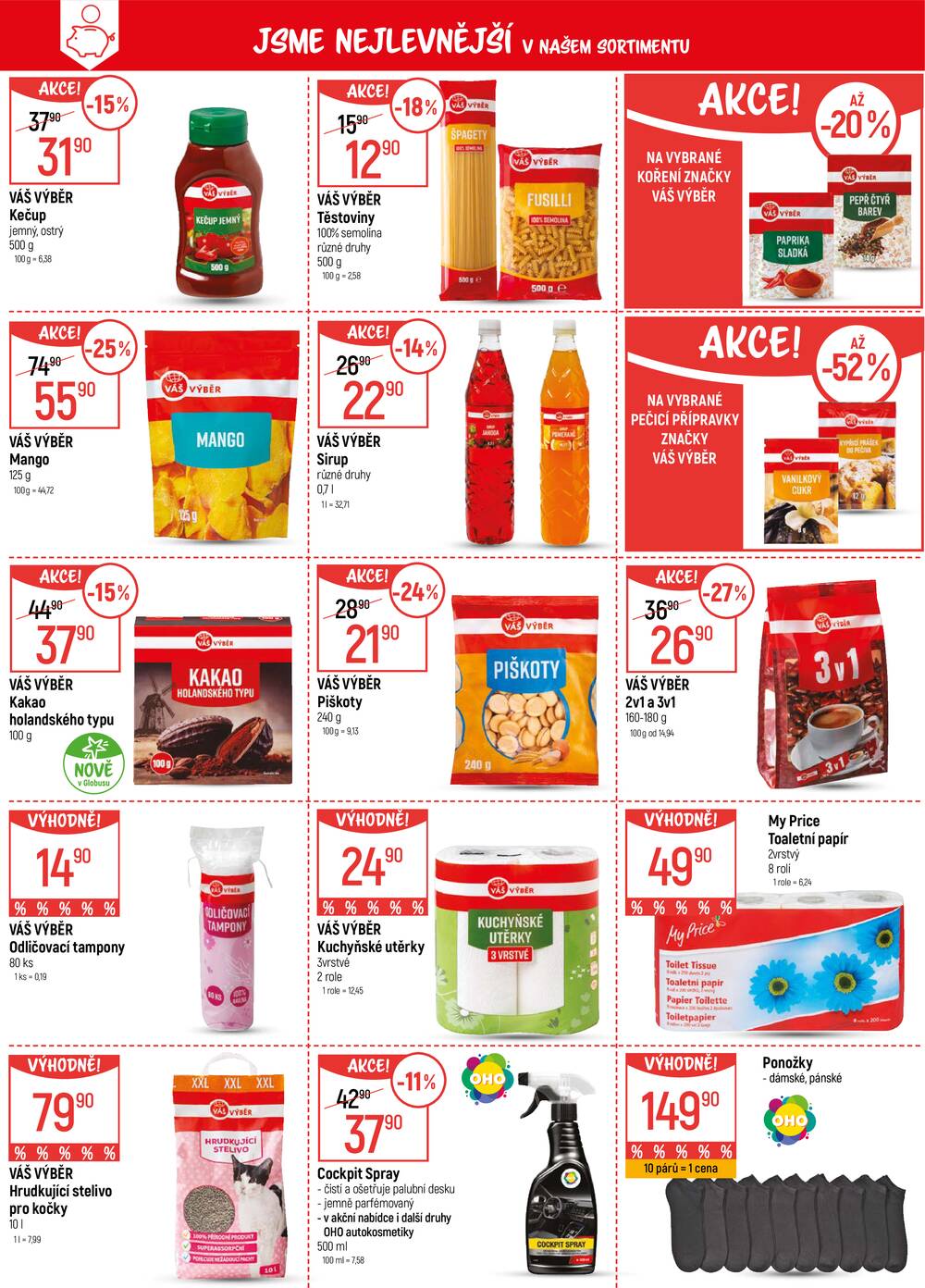 Akční leták Globus 18.3. - 24.3.2026 - Globus Praha - Čakovice