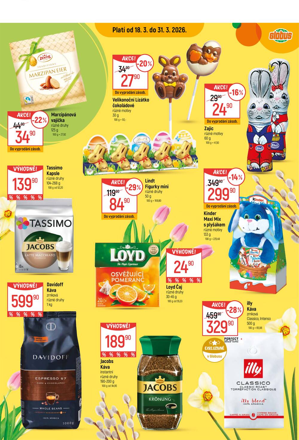 Akční leták Globus 18.3. - 24.3.2026 - Globus Praha - Čakovice