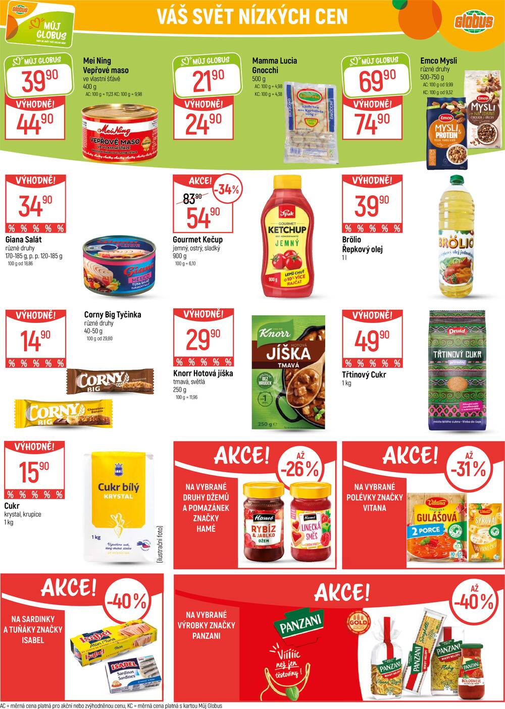 Akční leták Globus 18.3. - 24.3.2026 - Globus Praha - Zličín