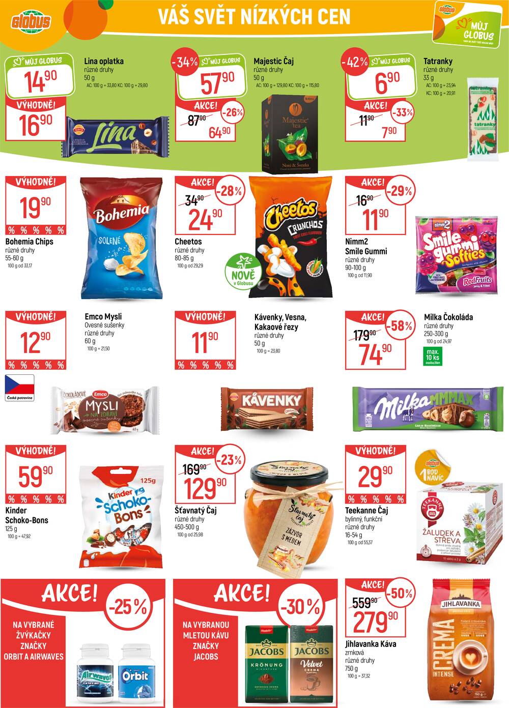 Akční leták Globus 18.3. - 24.3.2026 - Globus České Budějovice