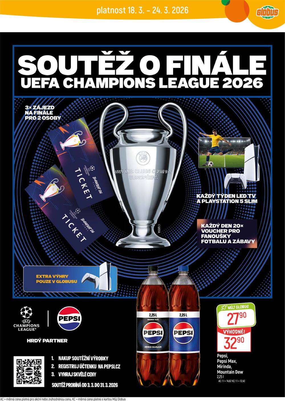 Akční leták Globus 18.3. - 24.3.2026 - Globus Jenišov u Karlových Varů