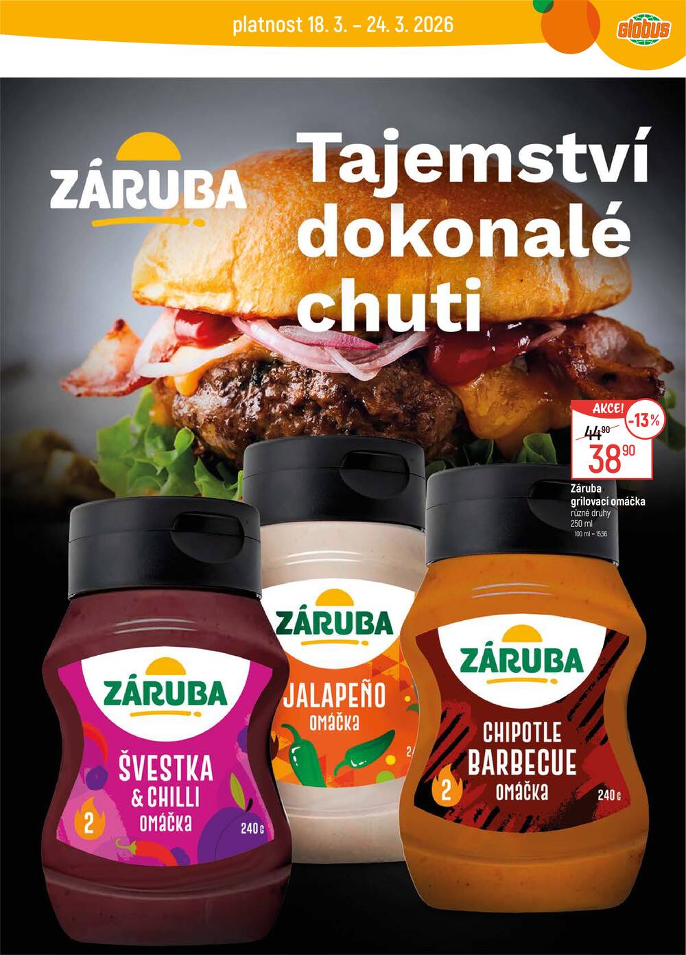 Akční leták Globus 18.3. - 24.3.2026 - Globus Jenišov u Karlových Varů
