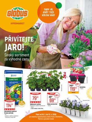 Leták Akční leták Globus 18.3. - 12.4.2026 - Globus Chotíkov u Plzně