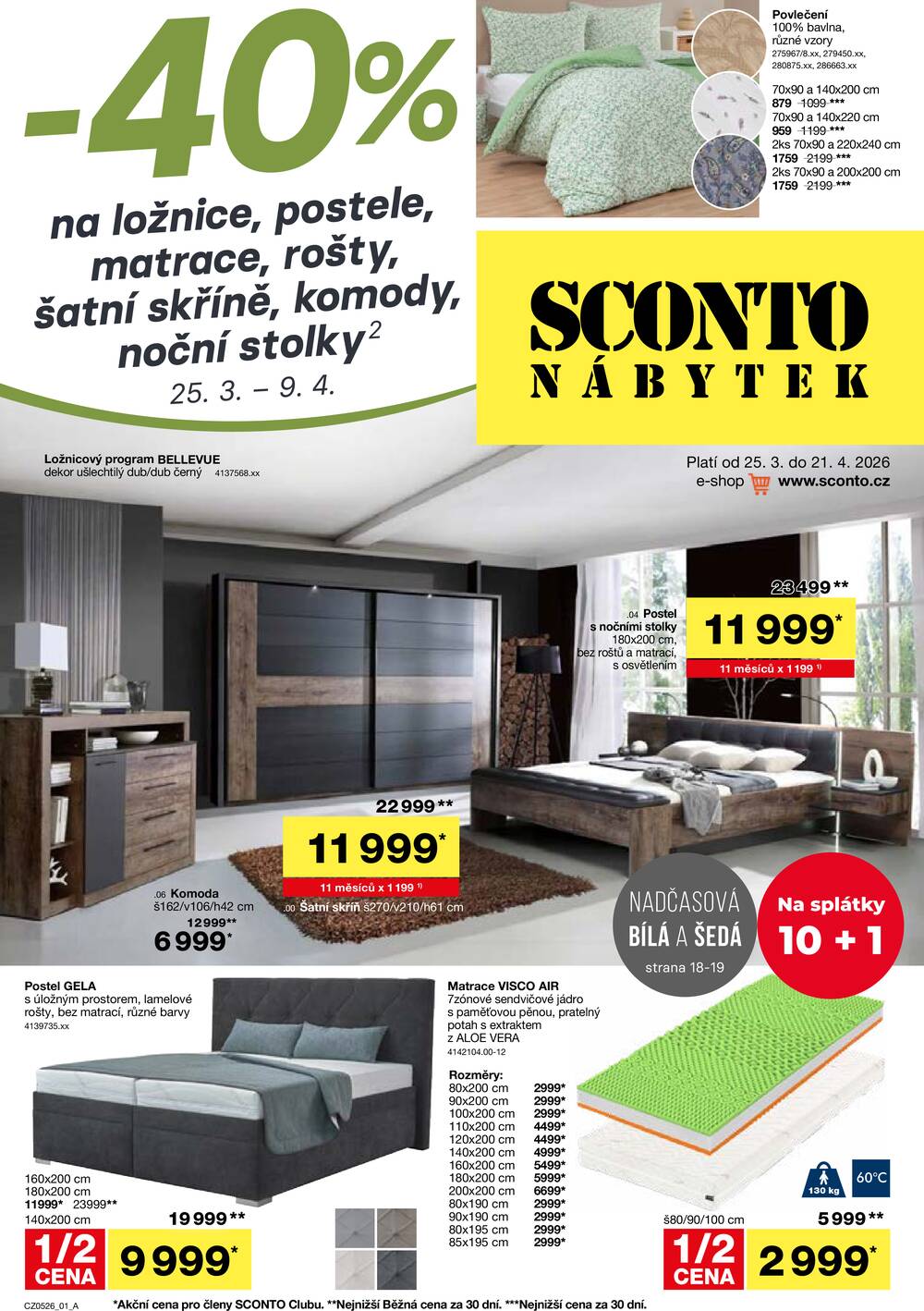 Leták SCONTO Nábytek - Sconto nábytek od 25.3. do 21.4.2026 - strana 1