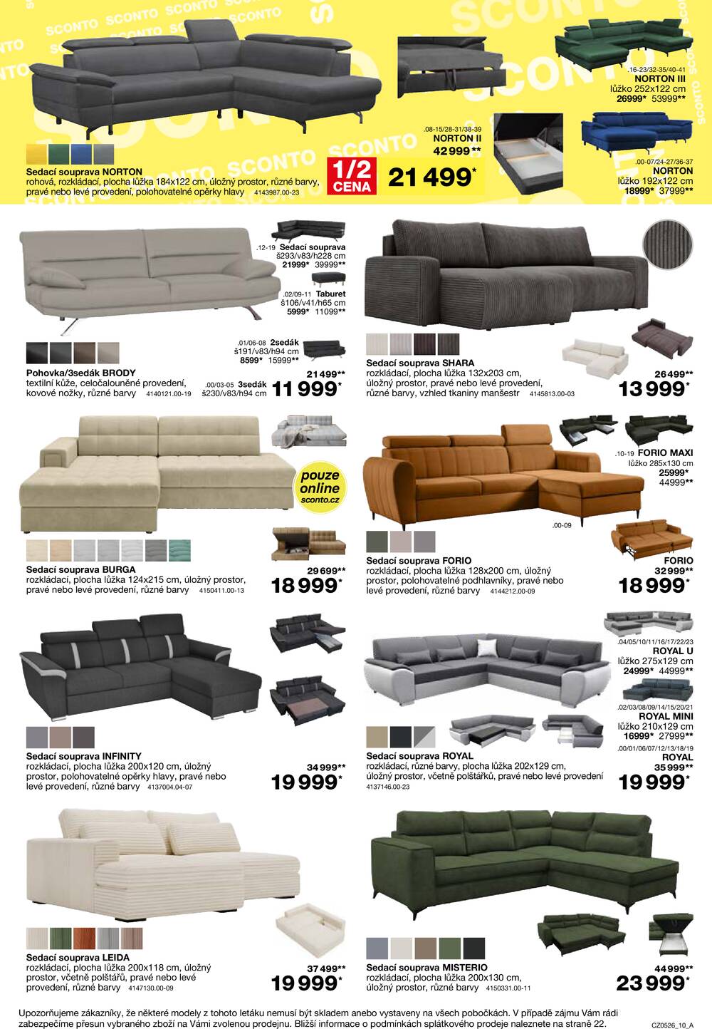 Leták SCONTO Nábytek - Sconto nábytek od 25.3. do 21.4.2026 - strana 10 Leták SCONTO Nábytek - Sconto nábytek od 25.3. do 21.4.2026 - strana 10