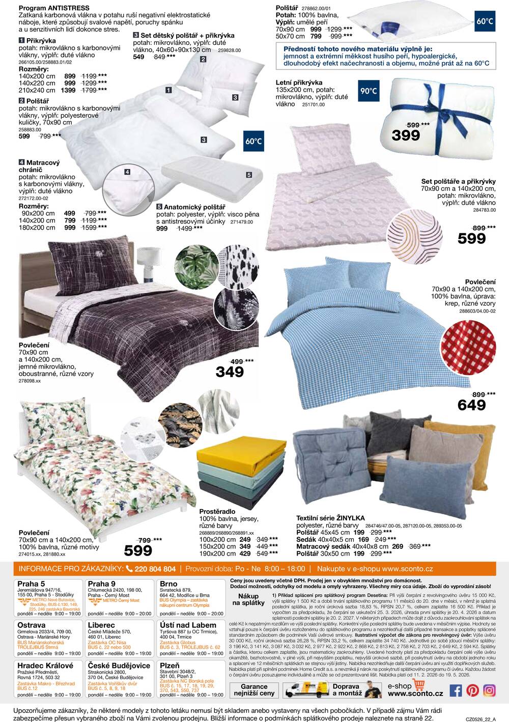 Leták SCONTO Nábytek - Sconto nábytek od 25.3. do 21.4.2026 - strana 22 Leták SCONTO Nábytek - Sconto nábytek od 25.3. do 21.4.2026 - strana 22