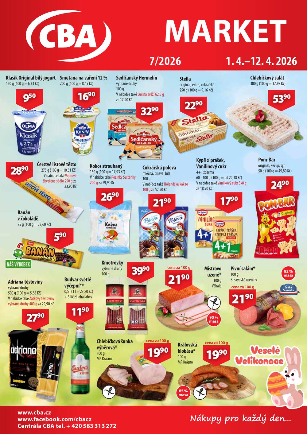 CBA Market od 1.4. do 12.4.2026