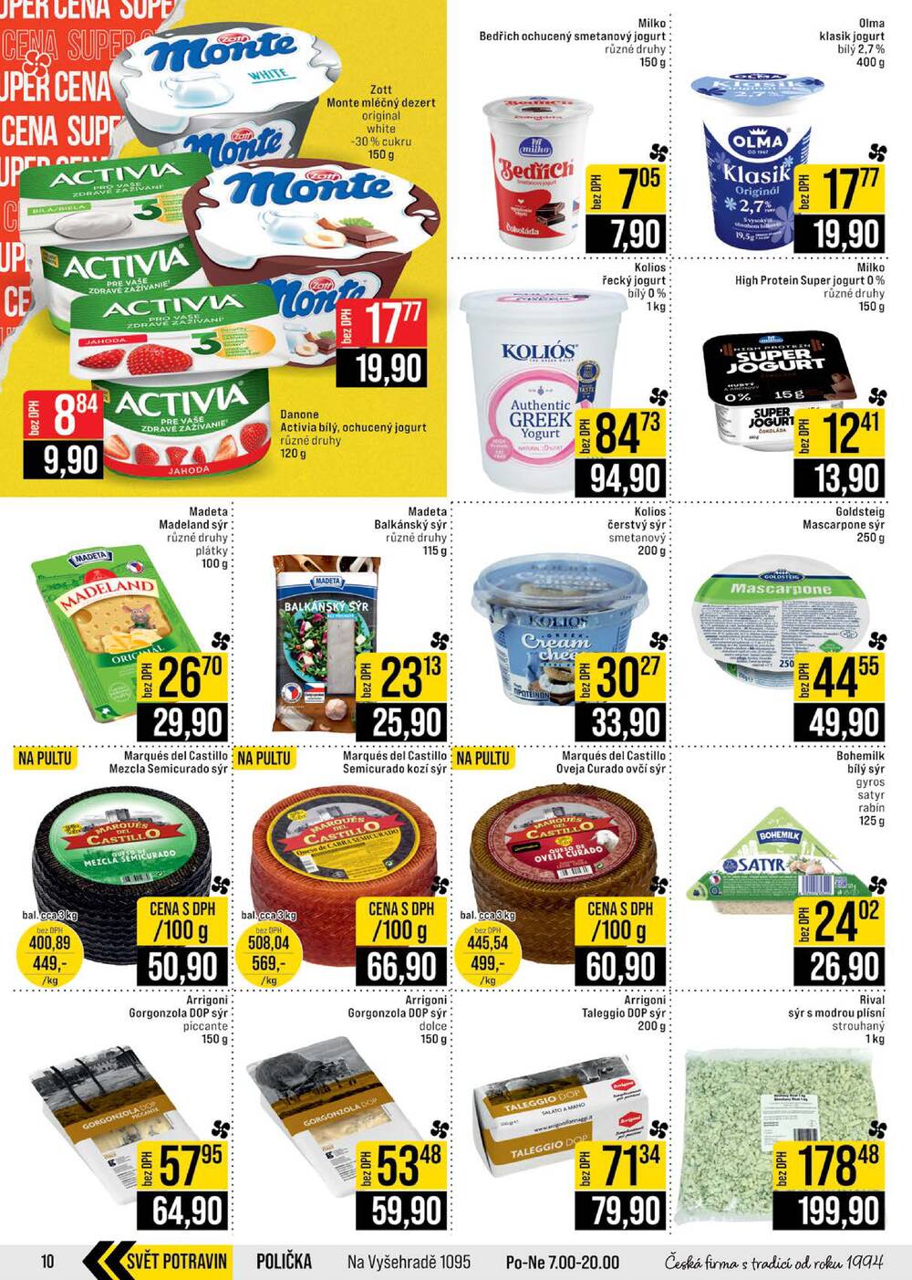 JIP Cash & Carry Brno, Praha, Ostrava, Jilemnice, Pardubice, Ostrava, Karlovy Vary, Olomouc a Zlín od 18.3. do 24.3.2026