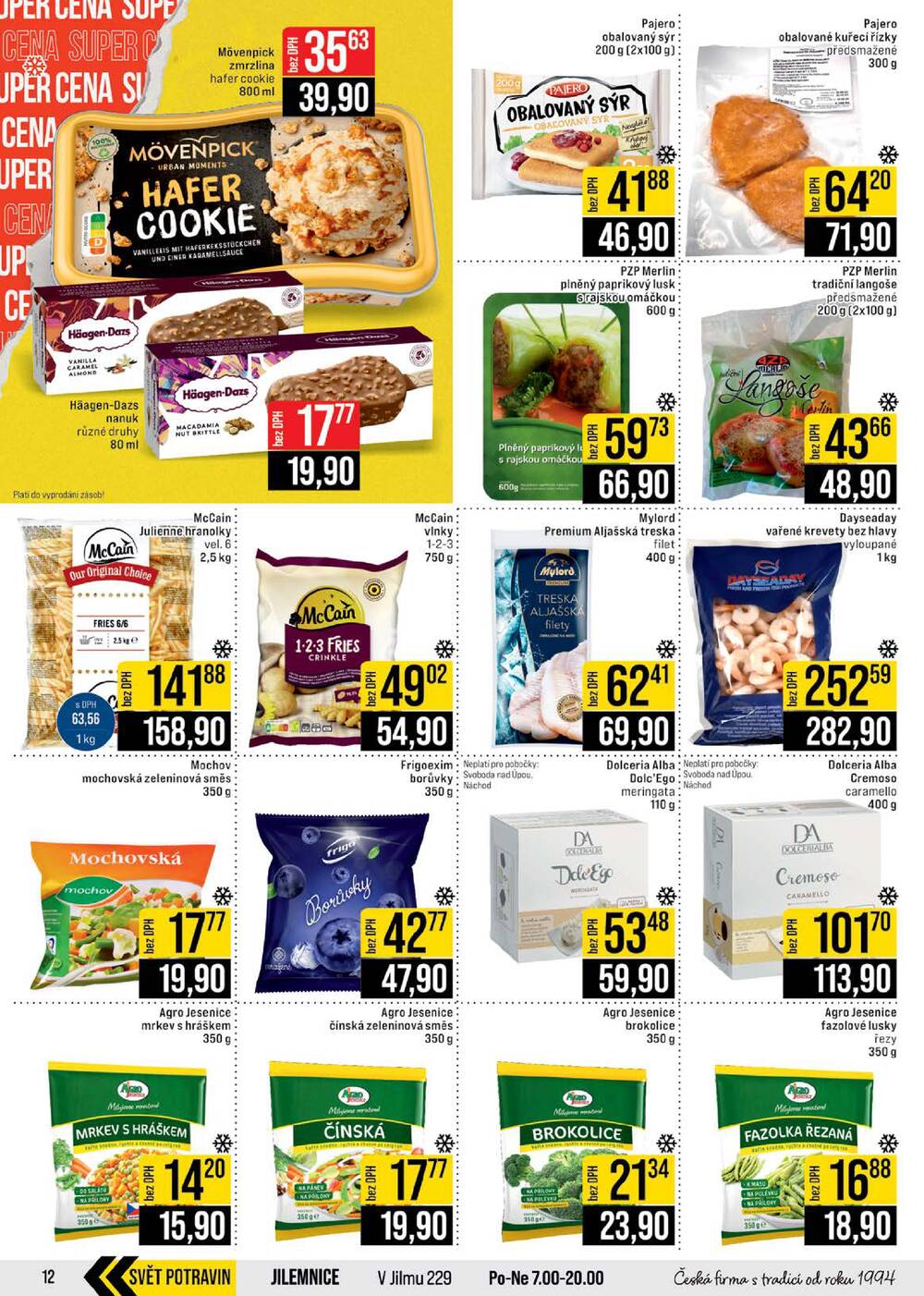 Leták JIP - JIP Cash & Carry České Budějovice, Most, Náchod, Polička, Sušice a Svoboda nad Úpou od 18.3. do 24.3.2026 - strana 12