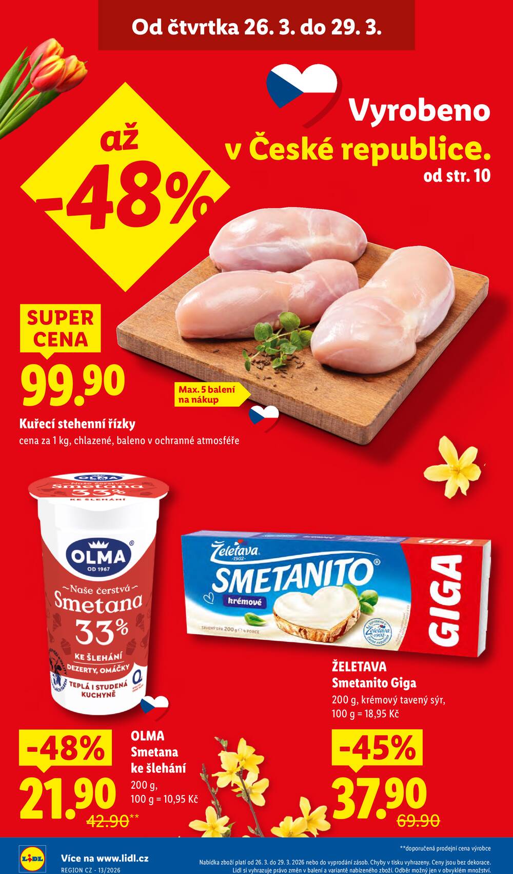 Lidl Čtvrtek od 26.3. do 29.3.2026