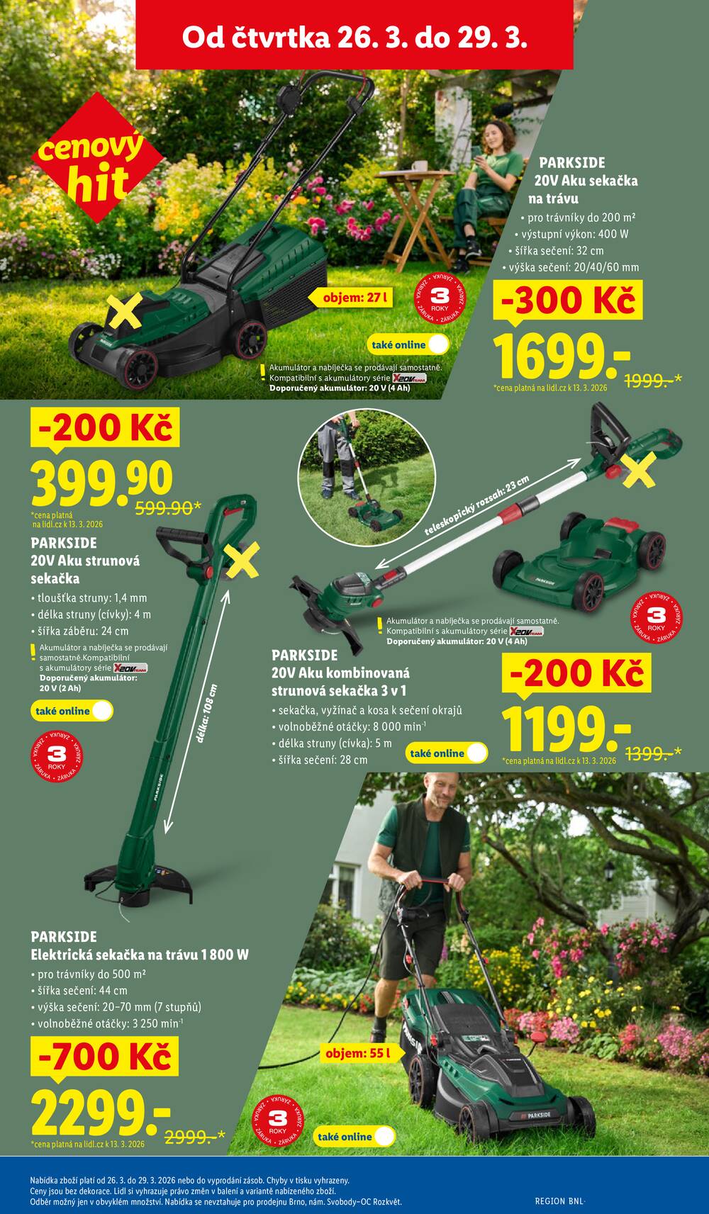 Lidl Čtvrtek od 26.3. do 29.3.2026