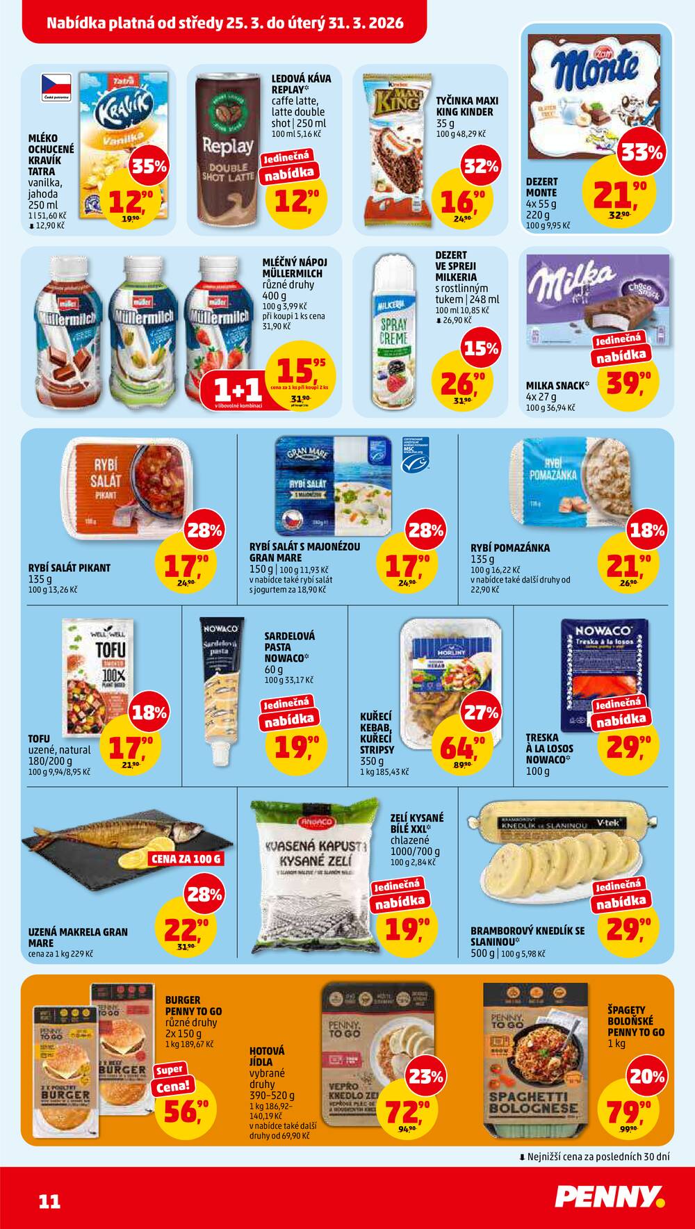 Penny Market od 25.3. do 30.3.2026