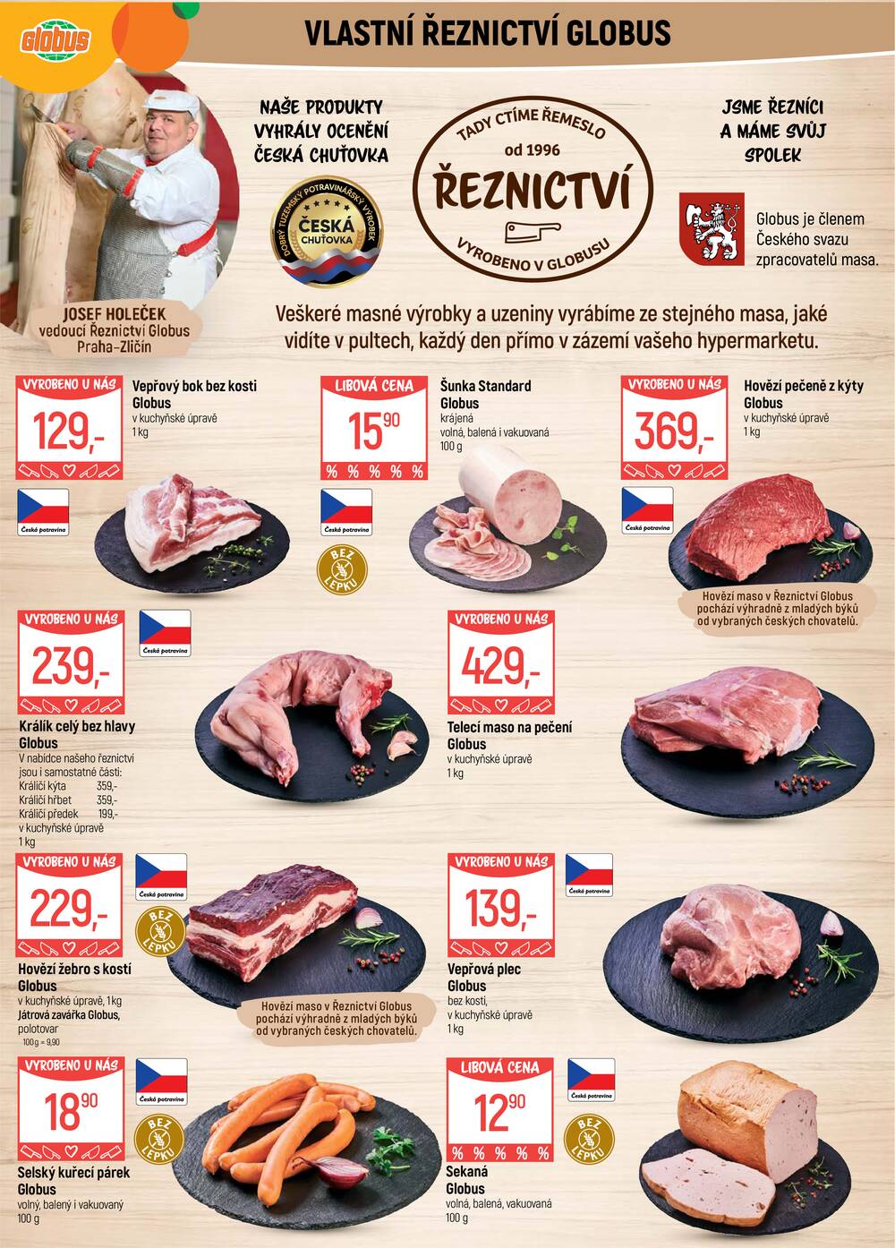 Akční leták Globus 25.3. - 31.3.2026 - Globus Praha - Zličín