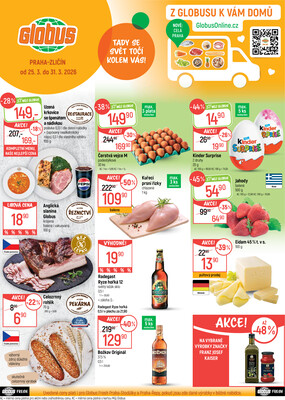Leták Akční leták Globus 25.3. - 31.3.2026 - Globus Praha - Zličín