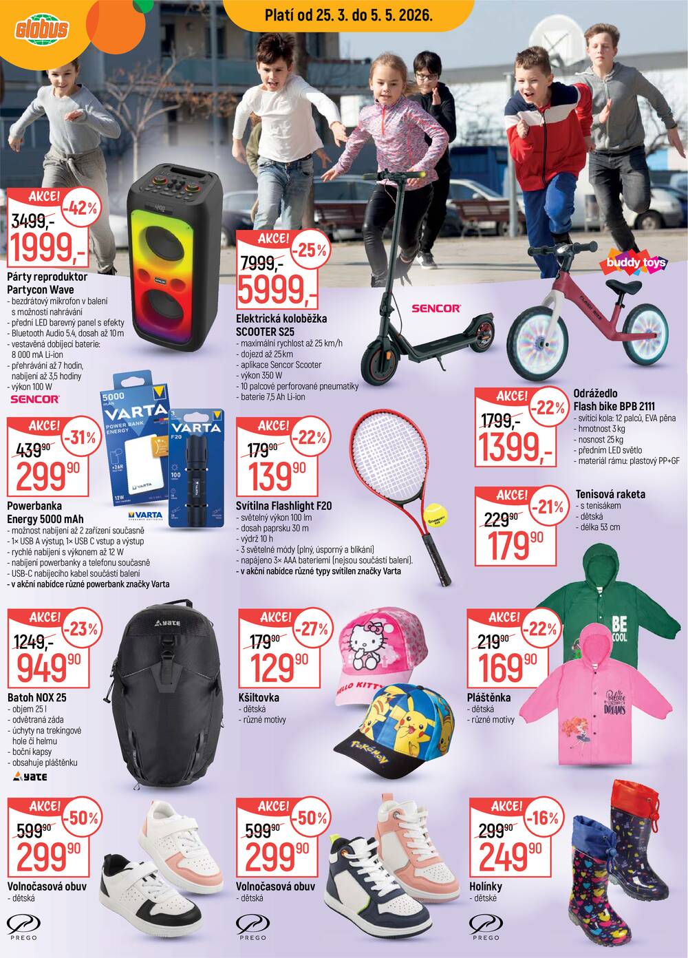 Akční leták Globus 25.3. - 5.5.2026 - Globus České Budějovice