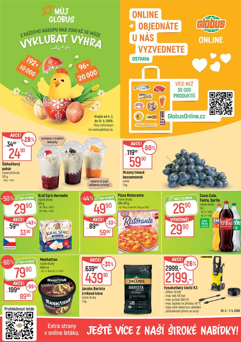 Akční leták Globus 25.3. - 31.3.2026 - Globus Ostrava