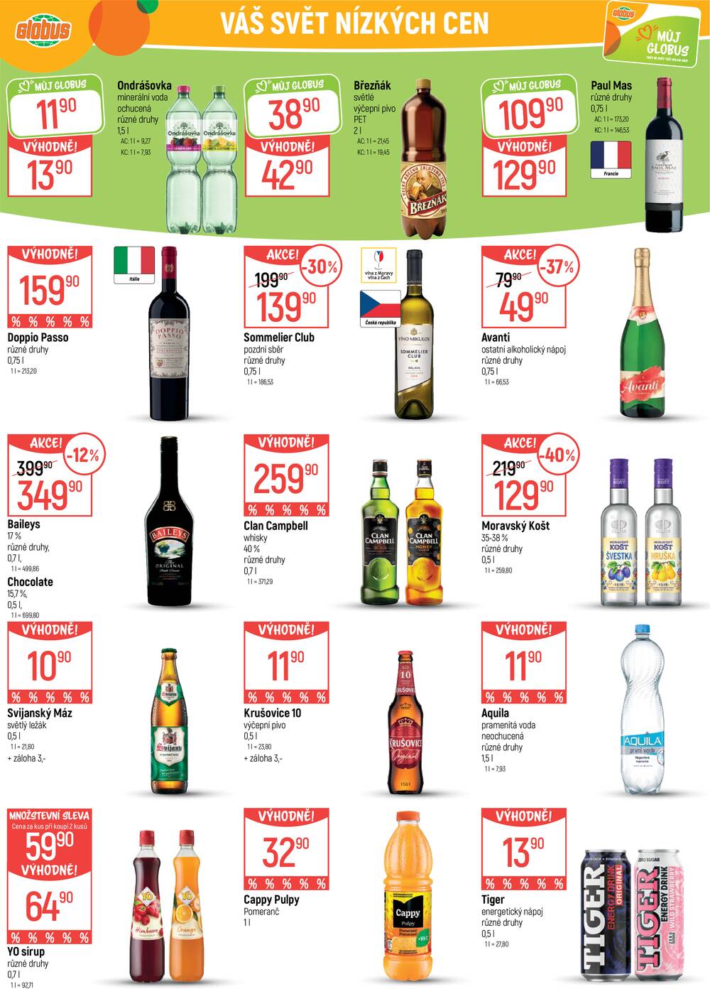 Akční leták Globus 25.3. - 31.3.2026 - Globus Ostrava
