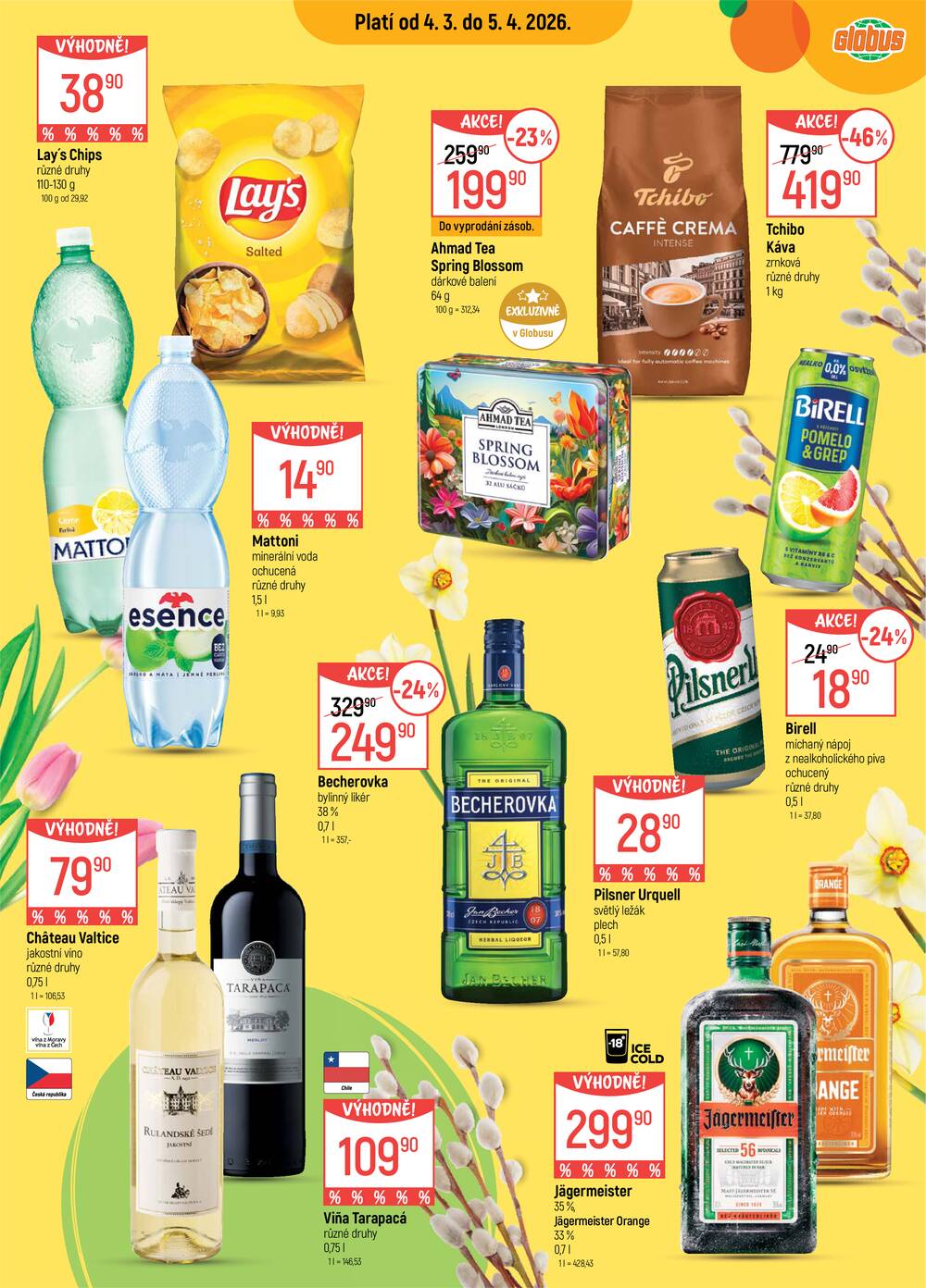 Akční leták Globus 25.3. - 31.3.2026 - Globus Chotíkov u Plzně